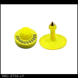 Small Size Customized TPU Yellow Rfid Cattle Management