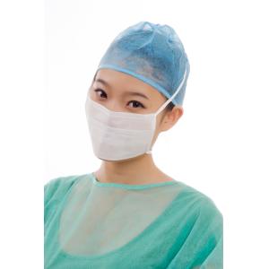 EN14683 Disposable Medical Tie On Face Mask 17.5*9.5cm