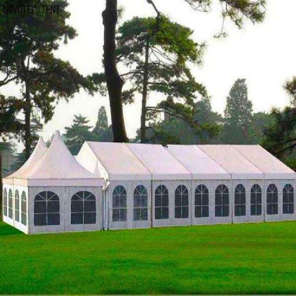 Quality Reception Party Square Marquee Tent 10*10m Aluminum Alloy Structure Steel Connection for sale