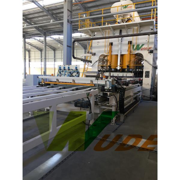 High Pressure Furniture Lamination Machine Short Cycle Hot Press Line 150 sheets/h