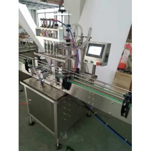 Fully Automatic Bottle Liquid Filling Line With Capping And Labeling