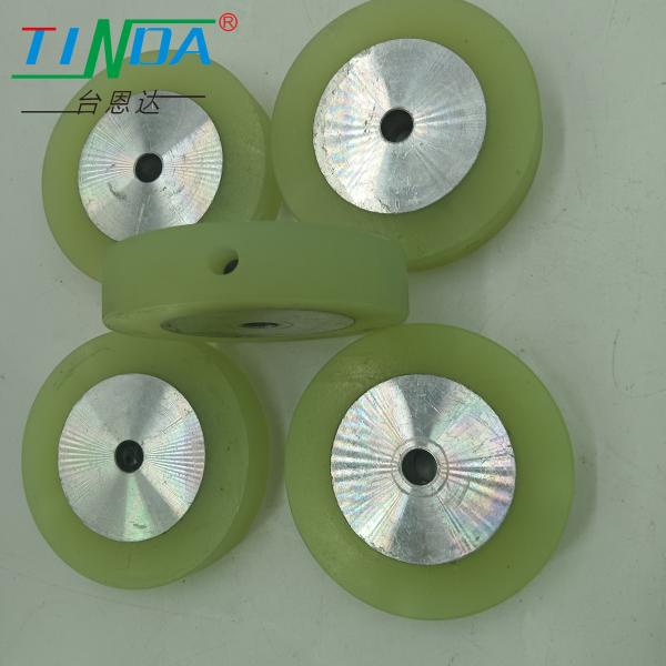 Customized Specifications Rubberized Roller Wheel with Smooth Surface
