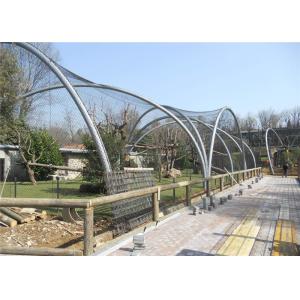 Handwoven Diamond Stainless Steel Ferrule Rope Mesh Soft Zoological Enclosures