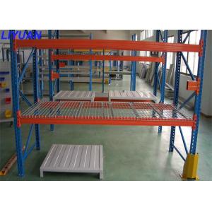 China Industrial Warehouse Steel Wire Pallet Rack With Wire Mesh Decking Robot Welding on sale China Industrial Warehouse Steel Wire Pallet Rack With Wire Mesh Decking Robot Welding on sale