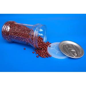 Small Capacity PET Plastic Jars Easy Open End High Durability Custom Lid Color