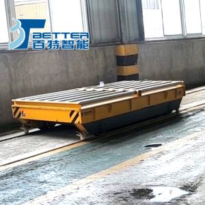 Factory Supply Rail Powered Equipment Carrying Trolley Warehouse Rail Transfer