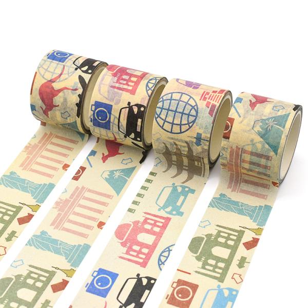 Stationery Personalizado Japanese Decoration Vintage Washi Paper Tape For DIY Scrapbooking Crafts