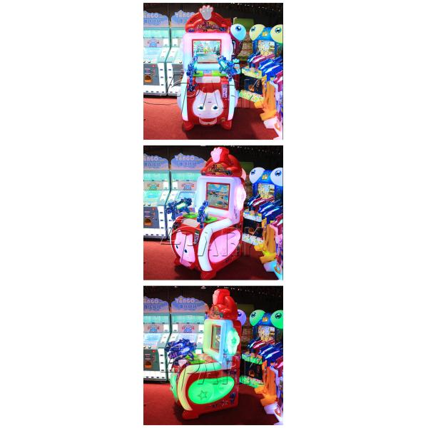 Super Attractive Kids Shooting Gun Games Happy Warrior Prize Out Game Machine