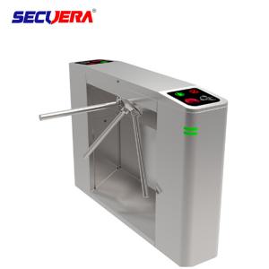 Tripod Turnstile 304 Stainless Steel Access Control Card And Fingerprint