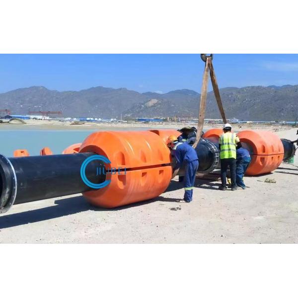 Seawater Friendly Plastic Dredging Pipe Floats With UV Resistance
