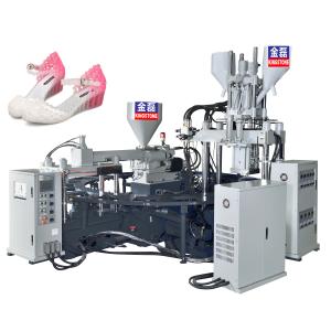 China Three Color TPR Plastic Shoes Making Machine With Double Proportional Pressure Control on sale