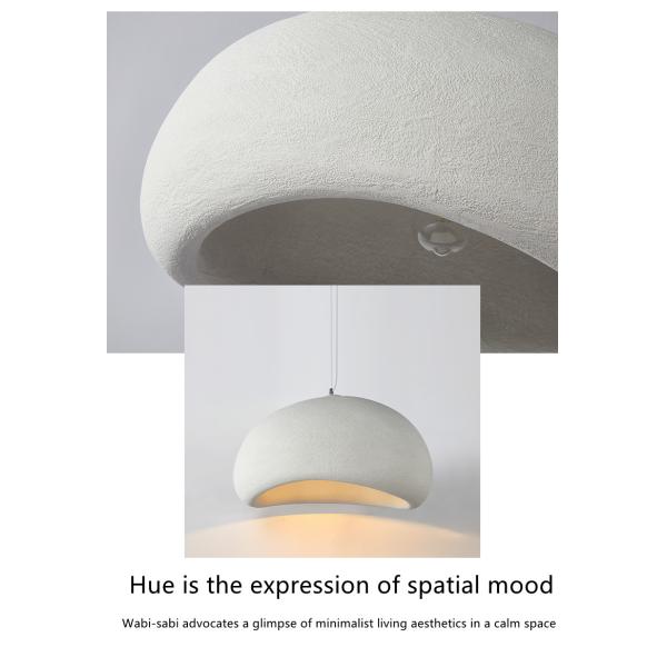 Restaurant Dining Island LED Chandelier Modern Coffee Bar Study Bedroom Lighting Wabi Sabi Pendant Lamp(WH-VP-161)
