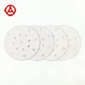 White Aluminum Oxide Hook And Loop Sanding Disc For Wood Orbital Sander