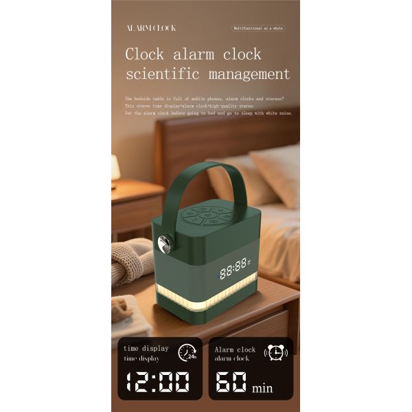 Sleep Aid White Noise Bluetooth Speaker,7 Natural Sound Effects,Atmosphere System