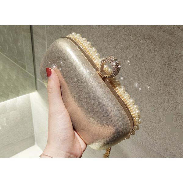 Girl's dinner clutch shiny diamond combo lightweight style evening bag