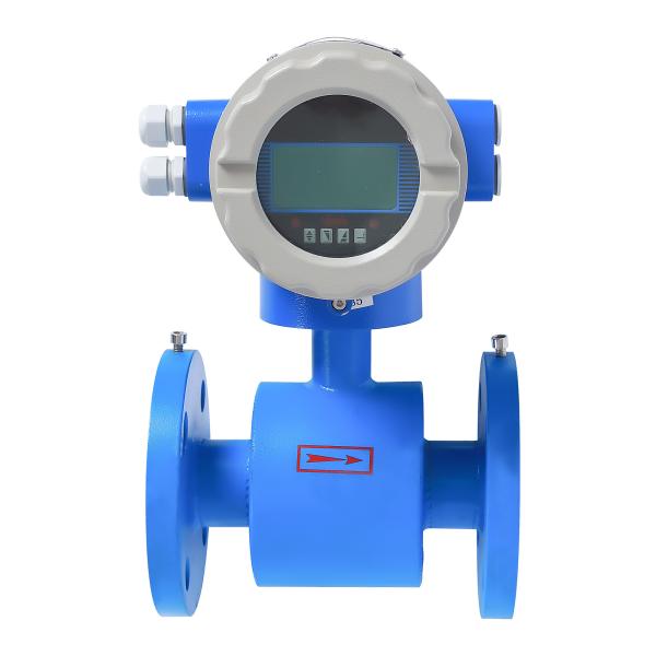 Quality Sewage Pipeline Cement Slurry Flowmeter Electromagnetic Flowmeter With Sand for sale