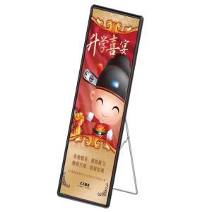 Indoor portable Advertising P2.5 P3 Media Poster LED Display Billboard