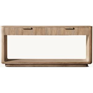 CT-006 Bedroom Modern Console Table Furniture With Roller Shutter Door Cabinet