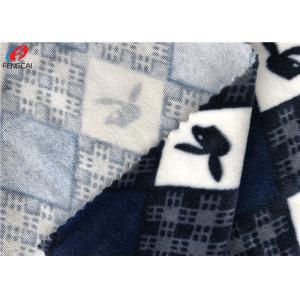 Printed 94 Polyester 6 Spandex Velvet Fabric Stretch Knitting Upholstery Fabric
