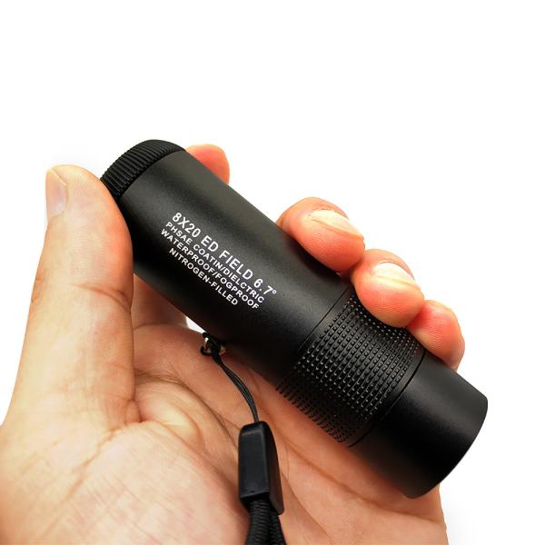 Quality Shockproof 8x20 Monocular Telescope With Hand Strap for sale