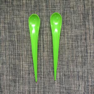 Water Drop Style Spoon Fork Knife Disposable Plastic Spoon Good Hardness