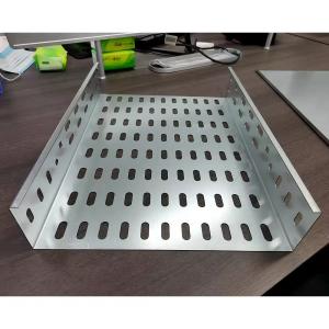 Customizable Non Flammable Galvanized Steel Cable Tray With Connectors