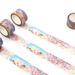 Wholesale Chinese Custom Design Your Own Adhesive Paper Washi Tape Manufacturer