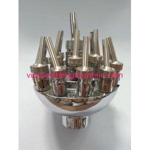 Dancing Water Fountain Nozzles SS Adjustable Blossom 3 Layer Flower Pattern