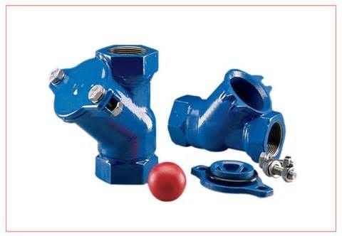 Thread End BSP NPT Ball Check Valve Ductile Iron With Epoxy Caoting Inner And