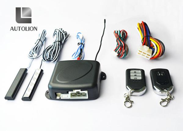 Quality Black Car Alarm Systems With Remote Start And Keyless Entry , Stop Car Engine Function for sale