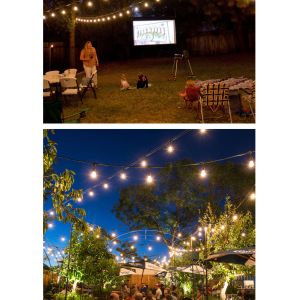 Solar remote control light string dual specification courtyard exterior wall