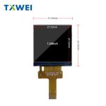 TFT LCD Display 1.54 inch For SPI 4 BIT Interface Type 900nits