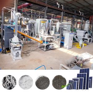 High Capacity Solar Panel Crushing and Sorting Equipment for Generation