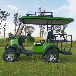 4 Seater Golf Cart With 225/40-10 Vacuum Radial Tyre Wheels Golf Trolley For Low