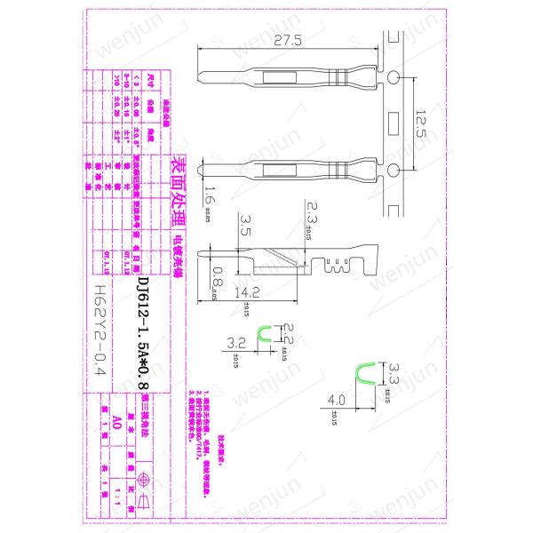 PCB OBD2 OBD Car Connector PA66 Brass Core Material For Auto