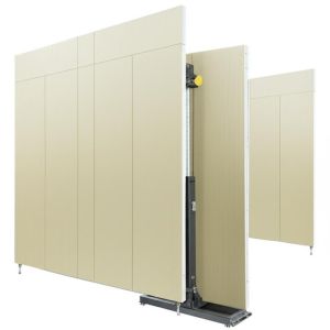 Wholesale OEM ODM Sound Insulation Partition Wall with 800N Jack Lifting Mechanism and 40N/m Magnetic Attraction in Melamine Finish from china suppliers