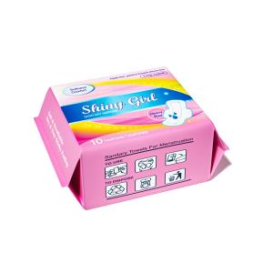 High Performance Daily Sanitary Pads for Girls with Winged Shape and Cotton