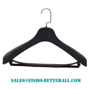 Buy cheap Betterall Flat Hook Black Color Home Usage Wooden Coat Hanger With Steady Pant from wholesalers