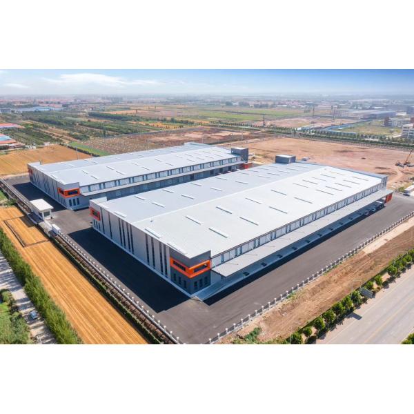 Prefabricated Steel Workshop with 50 Years Warranty 50-200mm Sandwich Panel