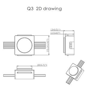 Stable LED Pixel Dot Smooth Appearance With Integrated Light Bar Structure