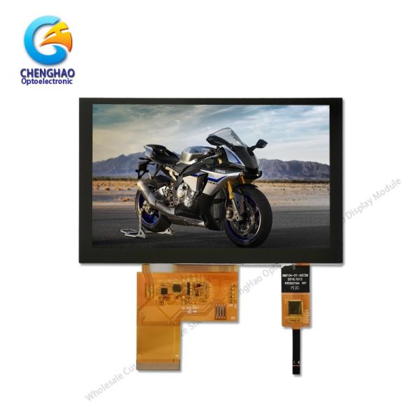 Quality 5" FPC CTP TFT LCD Capacitive Touchscreen ISO9001 With Rgb Interface for sale