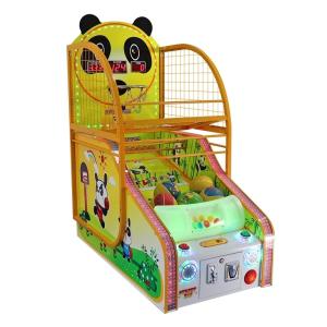 Panda Coin Operated Basketball Machines , Kiddy Arcade Games Machines