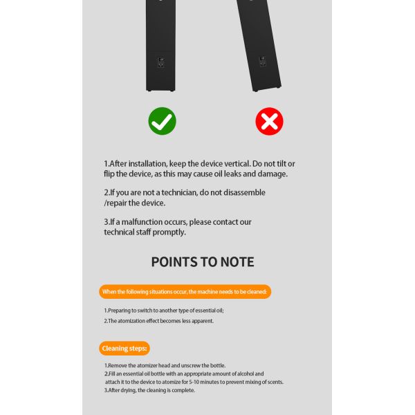 AUTOMATIC INTELLIGENT FRAGRANCE BL5000 warranty information