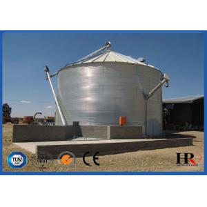 500/1000/10000 Ton Vertical Grain Silo Machine Hot Dip Galvanizing Coating For