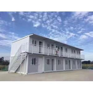 20ft Prefabricated Foldable Container Houses Sandwich Panel Wall Design Style