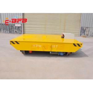 Battery Powered Flatbed Load Transfer Trolley Steel Structure 10mt