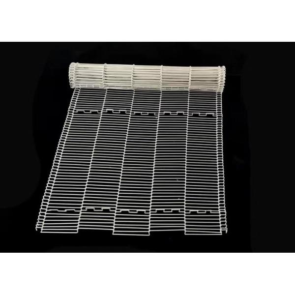 Quality 316 Wire Mesh Conveyor Belt Chocolate Enrobe Using Flat Flex for sale
