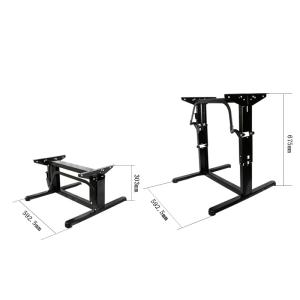 China High quality home use two stages lifting table legs camper use stable adjustable table frame on sale