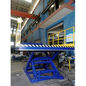 Stationary Lift Table, Hydraulic Dock Lift Equipment With Full Toe Guard For
