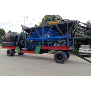 6m3×2 JZM750 Mobile Concrete Batching Plant With Drum Concrete Mixer